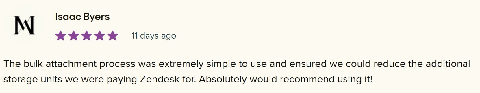 Zendesk Marketplace review by Isaac.jpg