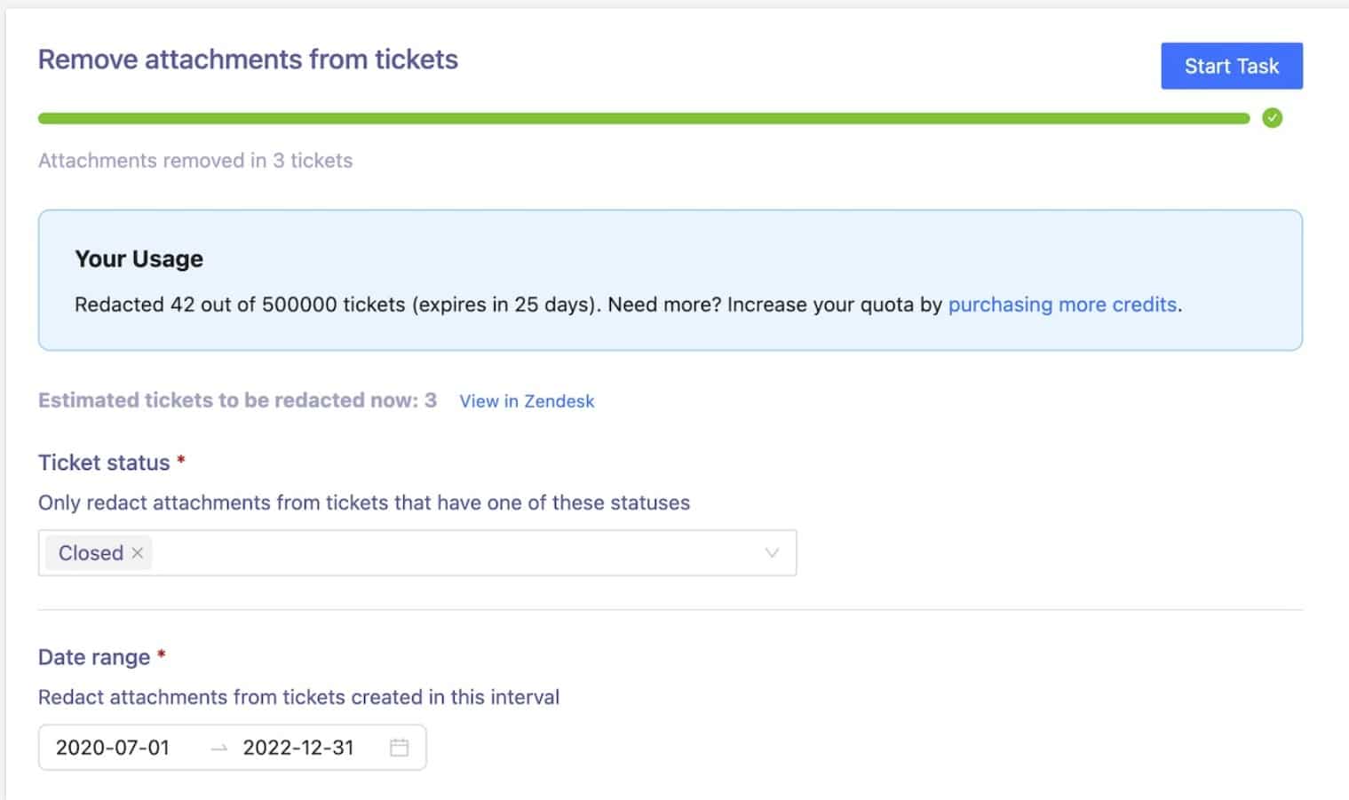 Remove Attchments from Tickets